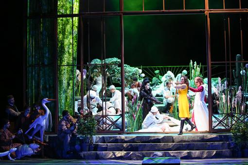 Scene photo from the opera The Magic Flute